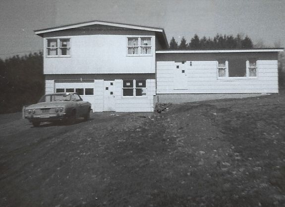 Our house in April, 1966